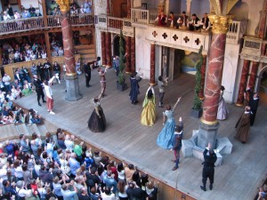 "The Merchant of Venice at Shakespeare's Globe Theatre" by H M Cotterill. Creative Commons licence CC BY-NC-ND